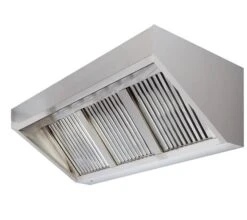 1000mm Wide Commercial Wall Mounted Extractor Hood Canopy With Grease Filters