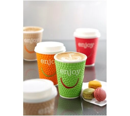 16oz Enjoy Coffee Paper Cups - ECatering Essentials